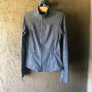 Lululemon Heathered Gray Running Jacket